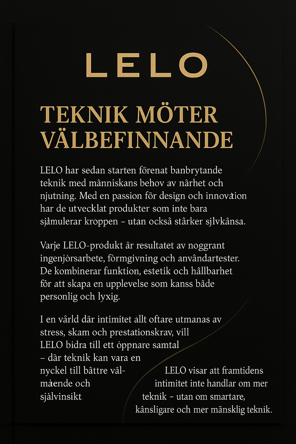 LELO – Vision, motto och filosofi