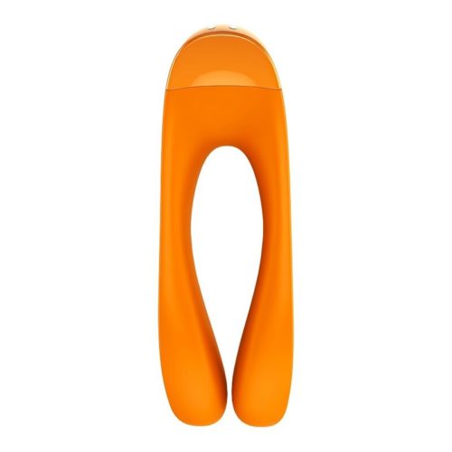 SATISFYER - CANDY CANE FINGER VIBRATOR ORANGE - Image 3