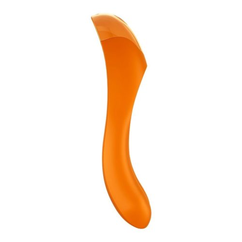 SATISFYER - CANDY CANE FINGER VIBRATOR ORANGE - Image 4