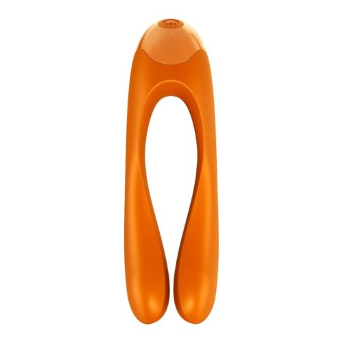 SATISFYER - CANDY CANE FINGER VIBRATOR ORANGE - Image 5