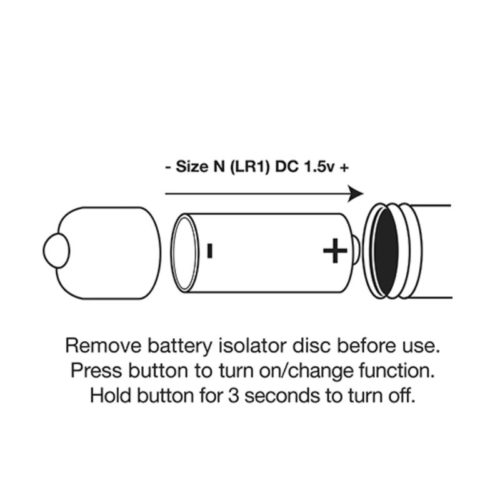 ROCKS-OFF - VIBRATING BULLET RO-80MM MIDNIGHT METAL - Bild 4