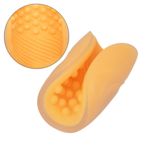 CALEXOTICS - BEADED GRIP MASTURBATOR ORANGE - Image 4