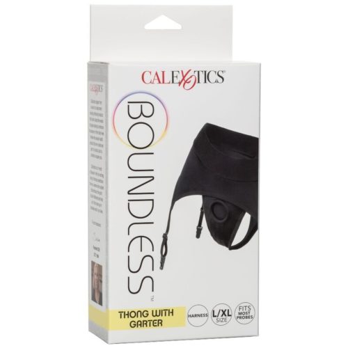 CALEXOTICS - BOUNDLESS THONG WITH GARTER L/XL - Bild 4