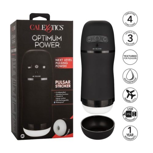 CALEXOTICS - OPTIMUM POWER STROKER VIBRATING AND SUCTION FUNCTIONS - Image 2