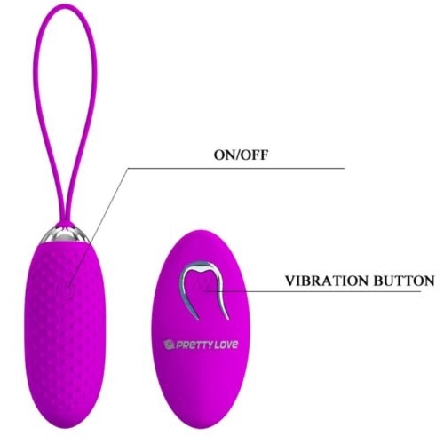 PRETTY LOVE - JOANNA VIBRATING EGG REMOTE CONTROL 12 MODES - Image 5