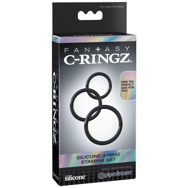 FANTASY C-RINGZ - SILICONE 3 RING STAMINA SET - Bild 3