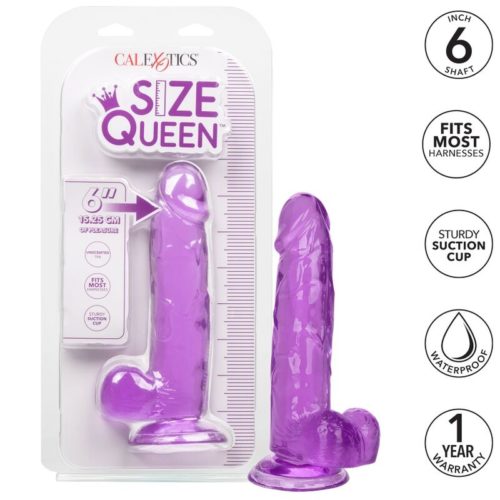 CALEXOTICS - SIZE QUEEN DILDO PURPLE 15.3 CM - Bild 2