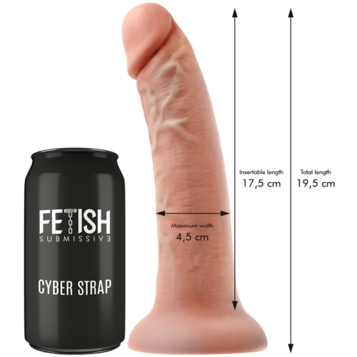 FETISH SUBMISSIVE CYBER STRAP - HARNESS WITH REMOTE CONTROL DILDO WATCHME M TECHNOLOGY - Bild 3