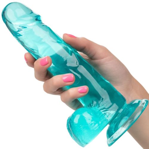 CALEXOTICS - SIZE QUEEN DILDO BLUE 15.3 CM - Bild 4