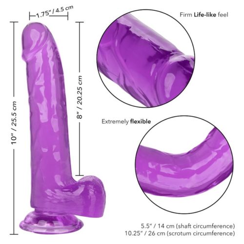 CALEXOTICS - SIZE QUEEN DILDO PURPLE 20.3 CM - Bild 5