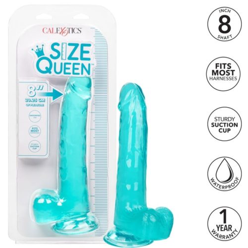 CALEXOTICS - SIZE QUEEN DILDO BLUE 20.3 CM - Bild 2