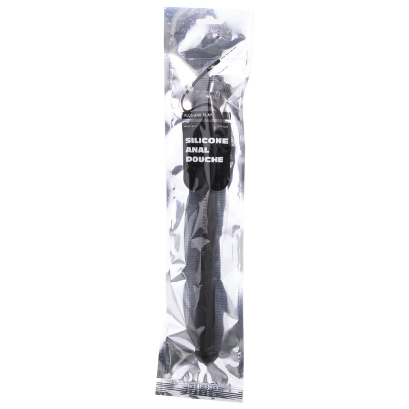 ALL BLACK - RIDGED SHOWER ANAL SILICONE 27 CM - Image 2