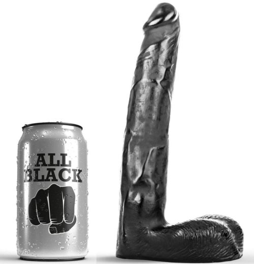 ALL BLACK - DILDO REALISTIC 21 CM