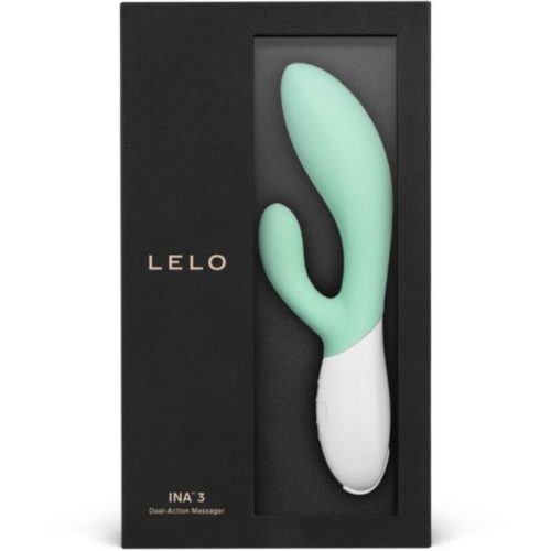 LELO - INA 3 GREEN RABBIT VIBRATOR LUXURY SEAWEED - Image 5