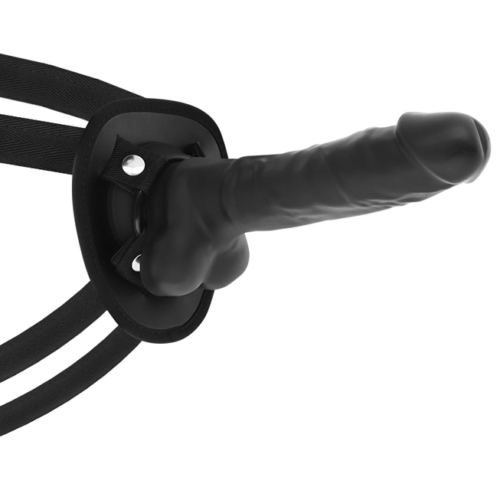 COCK MILLER - HARNESS + SILICONE DENSITY ARTICULABLE COCKSIL BLACK 18 CM - Image 3