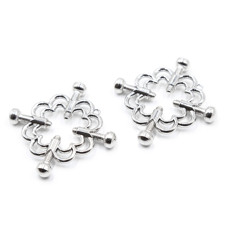 OHMAMA FETISH - METALLIC FLOWER CLIPS - Image 2