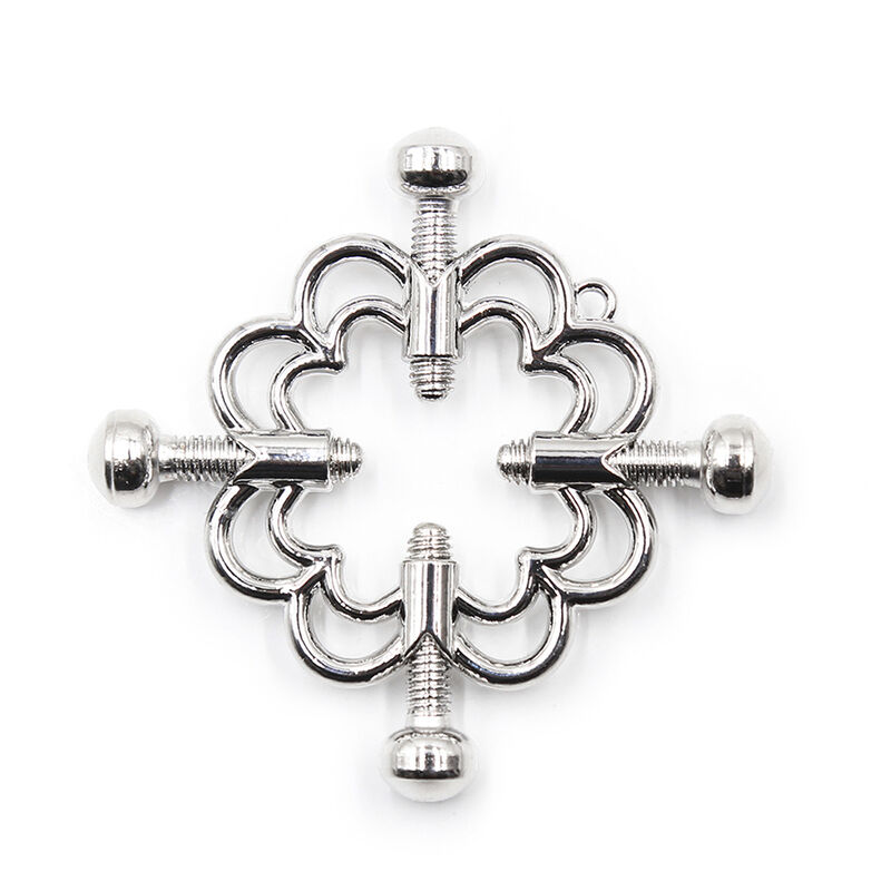 OHMAMA FETISH - METALLIC FLOWER CLIPS - Image 3
