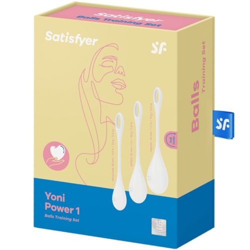 SATISFYER - YONI POWER 1 TRAINING SET WHITE - Bild 4