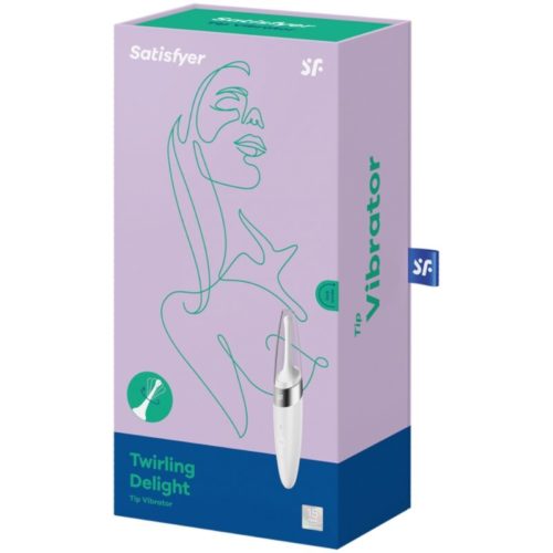SATISFYER - TWIRLING DELIGHT CLIT TIP VIBRATOR WHITE - Bild 3