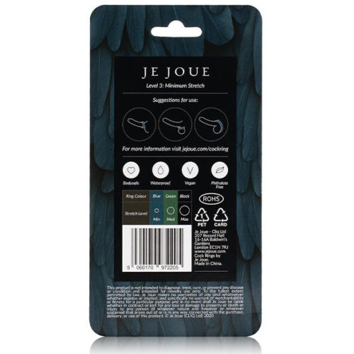 JE JOUE - BLUE SILICONE RING - MINIMUM STRANGULATION - Bild 5