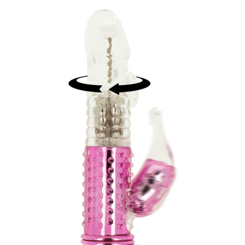 OHMAMA - VIBRATOR WITH ROTATION FUNCTION AND CLITORIS STIMULATOR - Bild 2