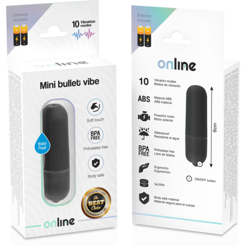 ONLINE - MINI BULLET VIBE BLACK - Image 5