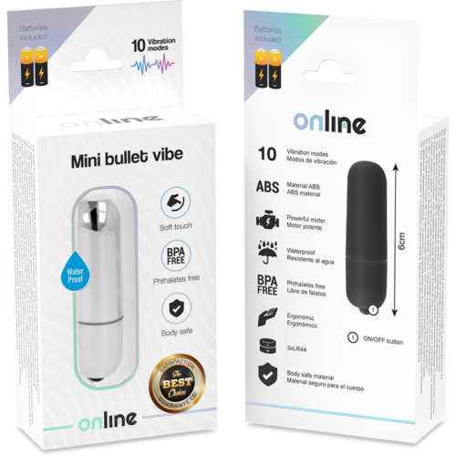 ONLINE - MINI BULLET VIBE SILVER - Image 5