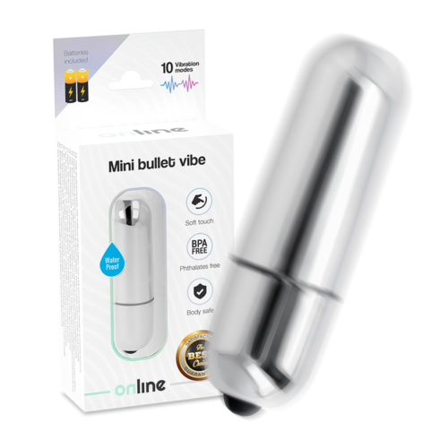 ONLINE - MINI BULLET VIBE SILVER - Image 2