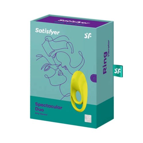 SATISFYER - SPECTACULAR DUO RING VIBRATOR YELLOW - Bild 3