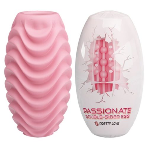 PRETTY LOVE - PINK DOUBLE SIDED MASTURBATOR EGG