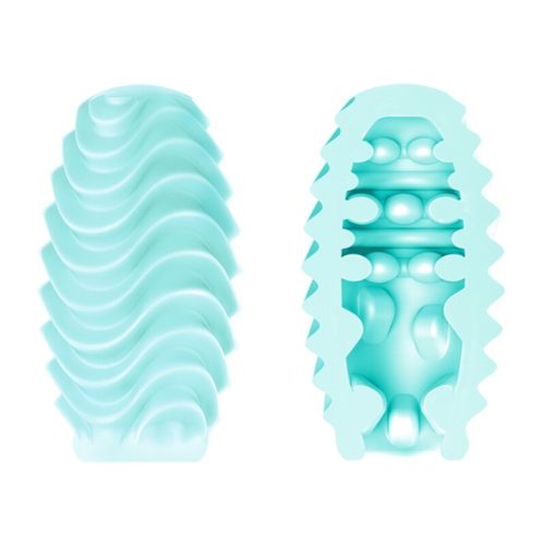 PRETTY LOVE - TURQUOISE DOUBLE SIDED MASTURBATOR EGG - Image 2