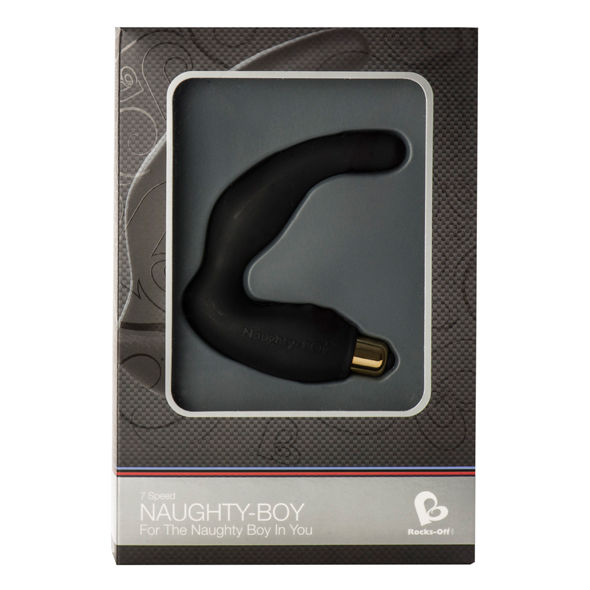 ROCKS-OFF - NAUGHTY-BOY MALE G-SPOT MASSAGER 7 V BLACK - Bild 2
