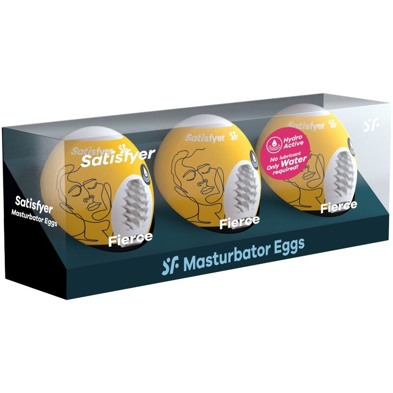 SATISFYER - 3 MASTURBATOR EGGS FIERCE - Bild 2