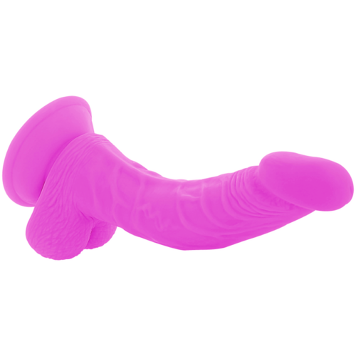 DIVERSIA - FLEXIBLE VIBRATING DILDO PURPLE 21.5 CM -O- 4.5 CM - Image 5