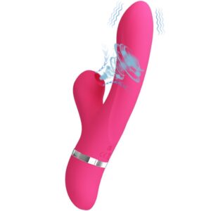 Pretty Love Willow rabbitvibrator med sugfunktion
