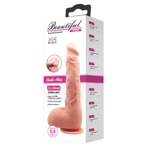 BAILE - REALISTIC DILDO JASON NATURAL 24 CM - Bild 4