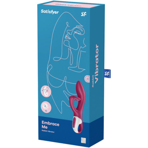 SATISFYER - EMBRACE ME VIBRADOR PUNTO G ROJO - Image 4