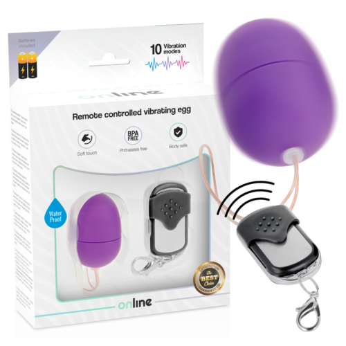 ONLINE - REMOTE CONTROL VIBRATING EGG S PURPLE - Image 2