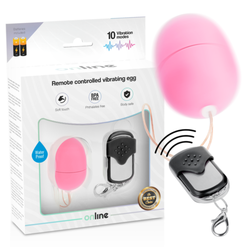 ONLINE - REMOTE CONTROL VIBRATING EGG S PINK - Image 2