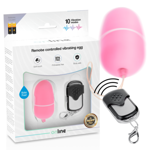 ONLINE - REMOTE CONTROL VIBRATING EGG M PINK - Image 2