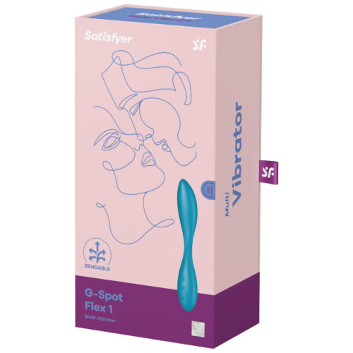 SATISFYER - G-SPOT FLEX 1 MULTI VIBRATOR BLUE - Image 4