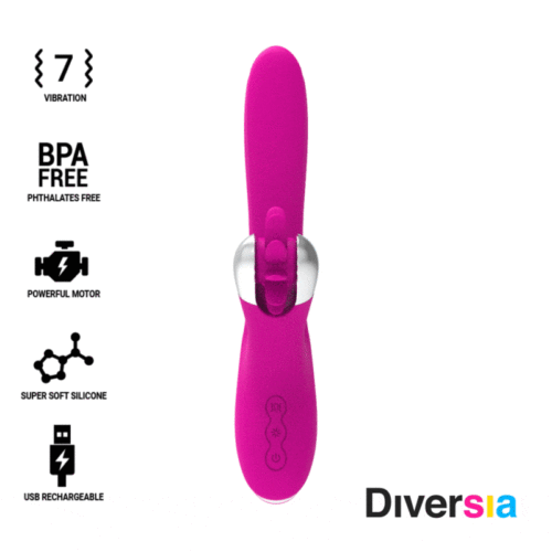 DIVERSIA - BUNNY VIBRATING 24 CM - Bild 2