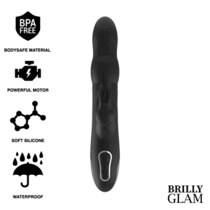 BRILLY GLAM - MOEBIUS RABBIT VIBRATOR ROTATOR + WATCHME REMOTE CONTROL