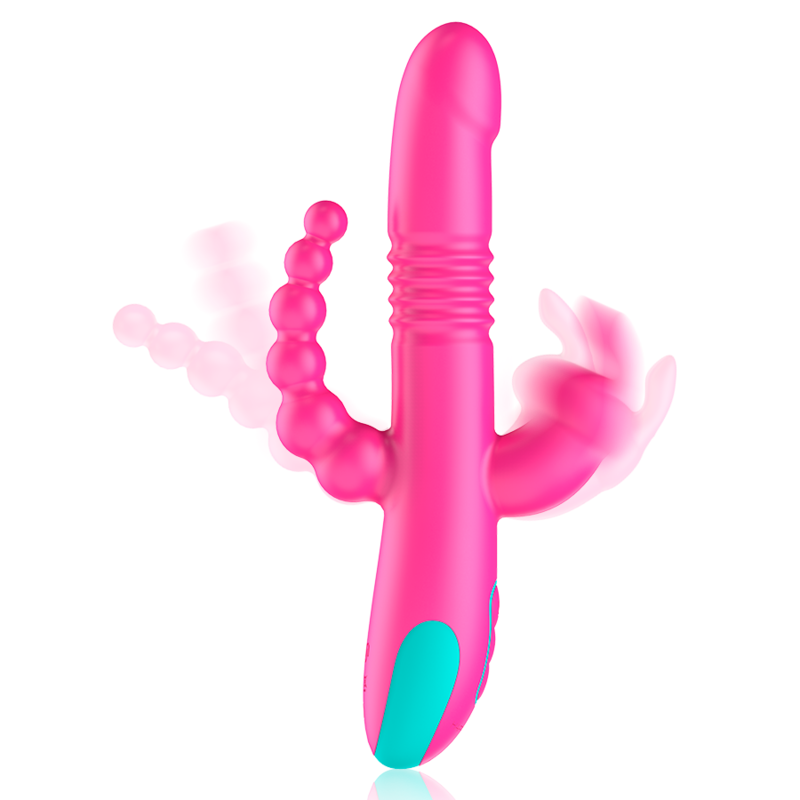 HAPPY LOKY - DONALD TRIPLE STIMULATION: ANAL, G-SPOT CLITORAL WATCHME WIRELESS TECHNOLOGY COMPATIBLE - Bild 3