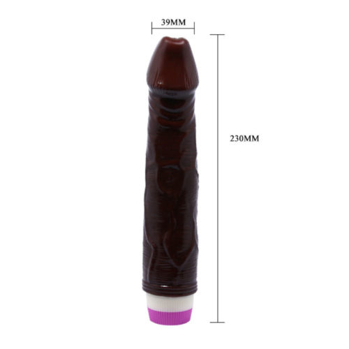 BAILE - WAVES OF PLEASURE VIBRATOR 23 CM BROWN - Bild 3