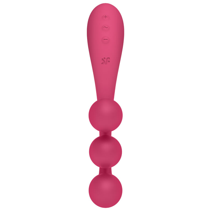 SATISFYER - TRI BALL 1 MULTI VIBRATOR RED - Image 2