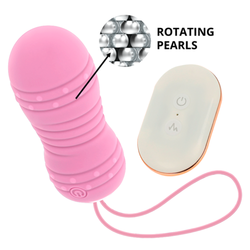 OHMAMA - REMOTE CONTROL EGG 7 MODES ROTATION PINK - Image 3