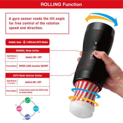 TENGA - VACUUM GYRO ROLLER SUCTION  ROTATION - Bild 5