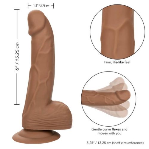 CALEXOTICS - SILICONE STUDS 15.24 CM BROWN - Bild 2