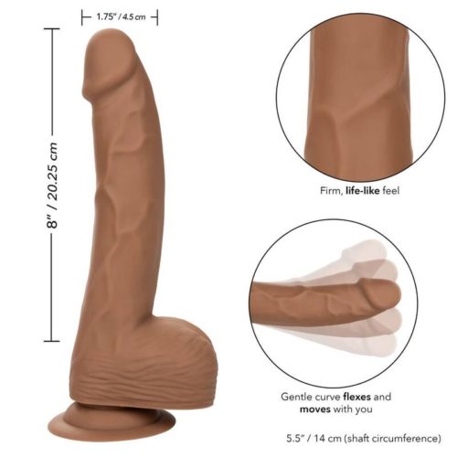 CALEXOTICS - SILICONE STUDS 20.32 CM BROWN - Bild 2